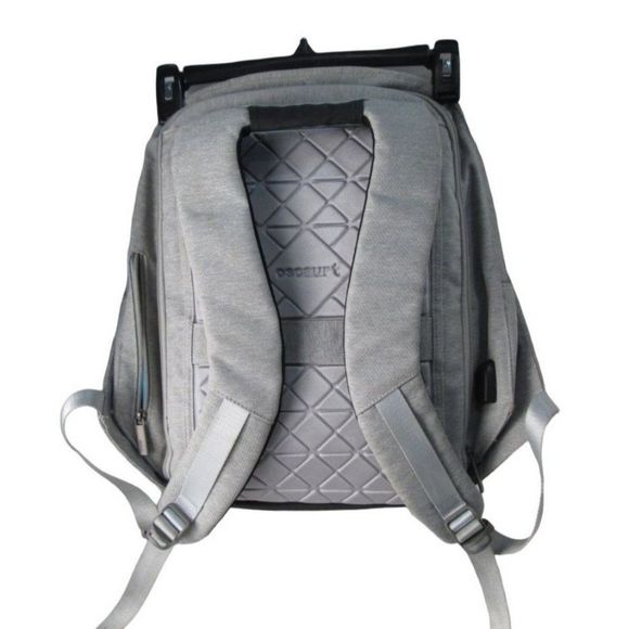 Oscaurt Backpack with USB | Grey - Picture 4 of 13